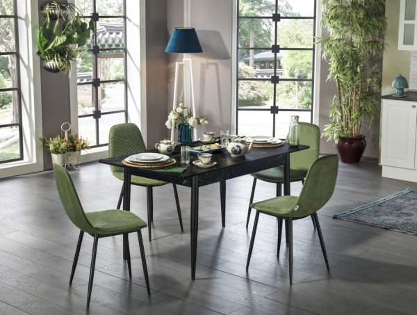İstikbal Marble Açılır Mutfak Masa Takımı