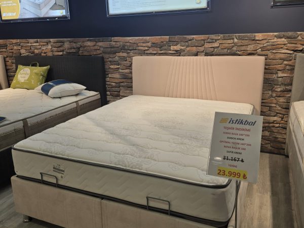 İstikbal Ferro Baza Nova Başlık Optimal Yatak 160x200 (Teşhir)